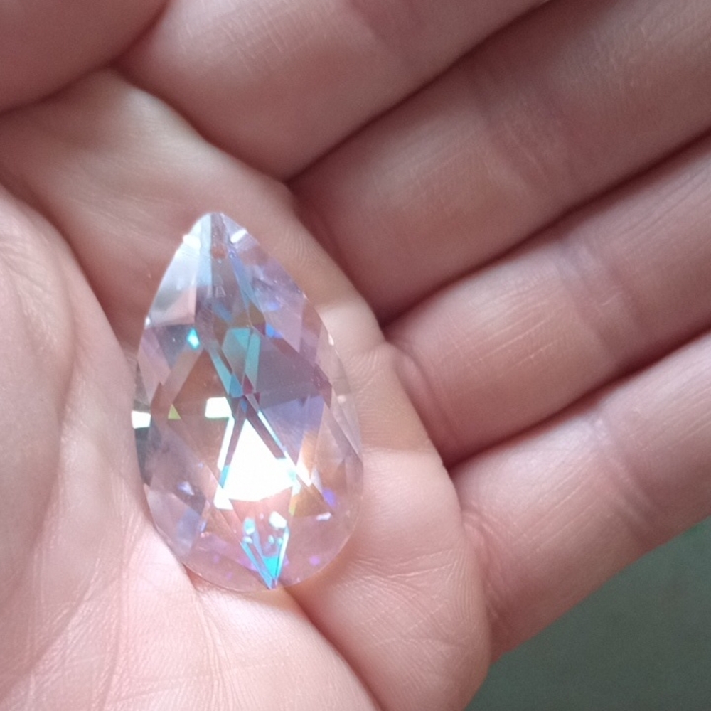 Crystal Teardrop Pendant Or Hanging